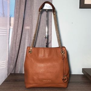 MICHAEL KORS Jet Set Leather Convertible Crossbody